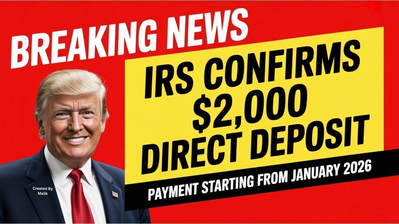 $2,000 IRS Direct Deposit: January 2026 Guidelines, Timeline, How to Get Yours