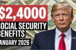 $2,400 Social Security Benefits January 2026 –