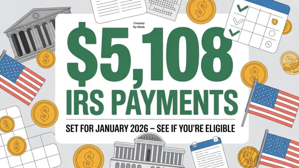 $5,108 Government Stimulus Payment Set for January 2026—See If You’re Eligible